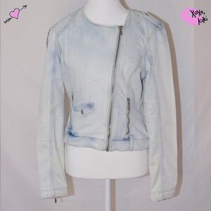 Y2K Light Wash Denim Long Sleeve